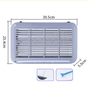 Lampe Anti Moustique Tigre Grand Format Blanche