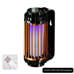 Lampe Anti Moustique Rechargeable Noire