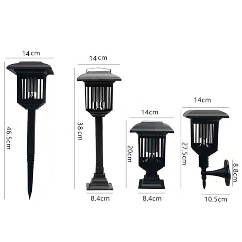 Lampe Anti Moustique Solaire Jardin Murale 2 Lampe Anti Moustique Solaire Jardin Murale