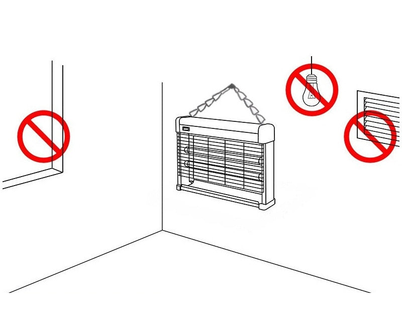 Lampe Anti Moustique Tigre Grand Format Blanche 2 Lampe Anti Moustique Tigre Grand Format Blanche