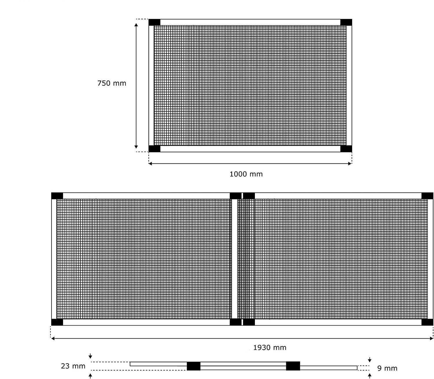 Moustiquaire Fenetre Cadre Aluminium Grande Taille 3 Moustiquaire Fenetre Cadre Aluminium Grande Taille