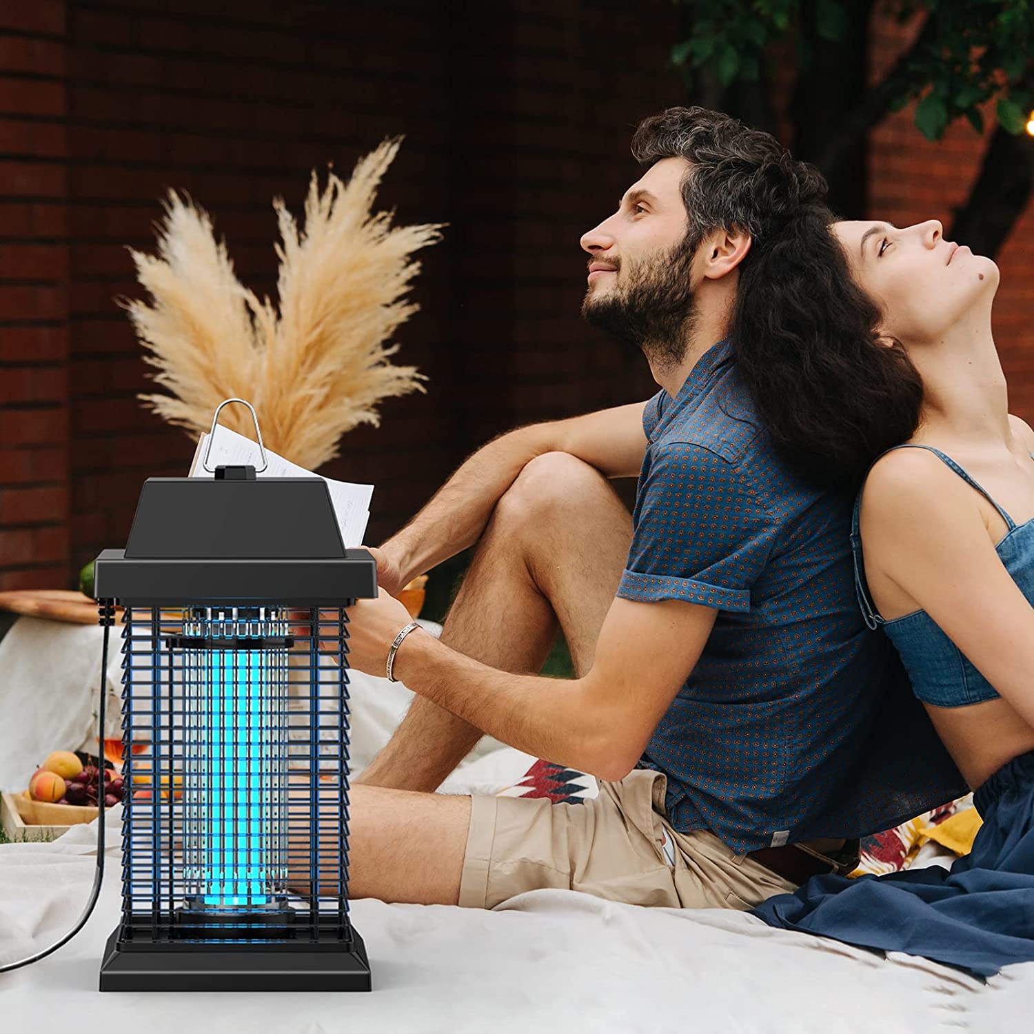 Lampe Anti Moustique Lanterne Carrée 5 Lampe Anti Moustique Lanterne Carrée